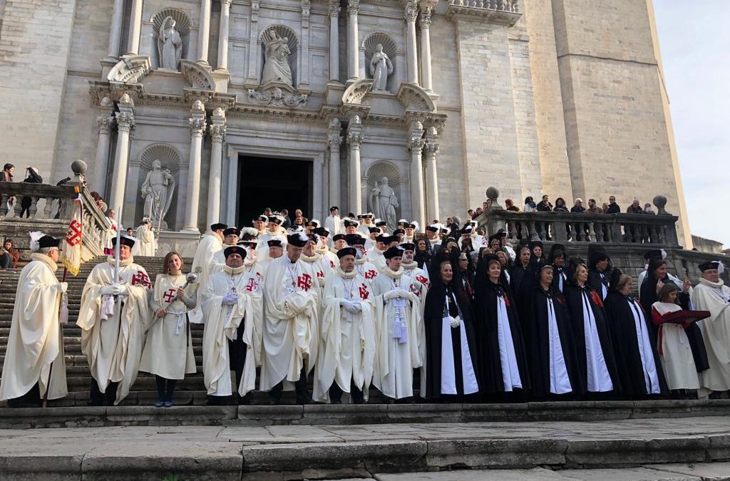 Investidura de 10 nuevos caballeros y damas en Gerona