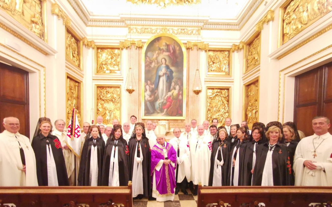 Celebración de la fiesta de la Virgen de Palestina en Valencia