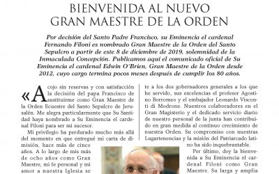 Publicada la Newsletter n. 56 del Gran Magisterio