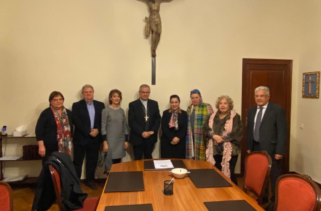 Visita al arzobispo de Tarragona, Mons. Joan Planellas