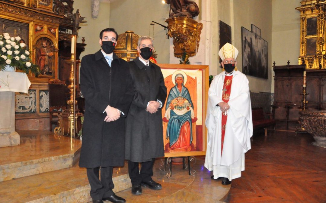 El obispo de Tarazona preside la fiesta de la Virgen de Palestina