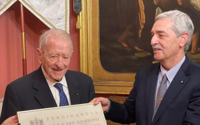 Entrega de la Palma de Oro de Jerusalén al Ilmo. Sr. D. José Luís Bruna y de Quixano