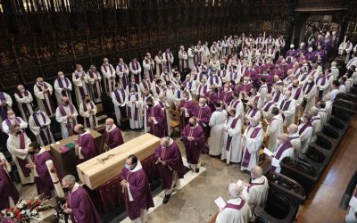 Asistencia al funeral del Obispo Auxiliar de Barcelona