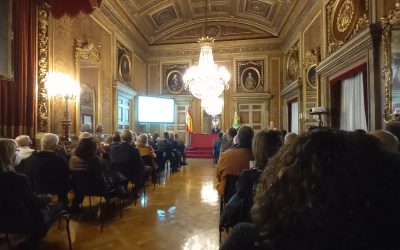 Asistencia a una conferencia en la Capitanía General de Barcelona