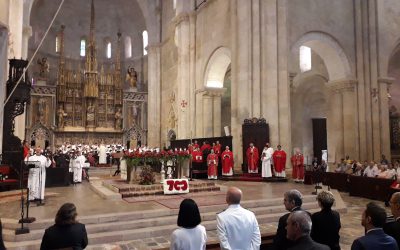 Asistencia al Pontifical de Santa Tecla en la Catedral de Tarragona