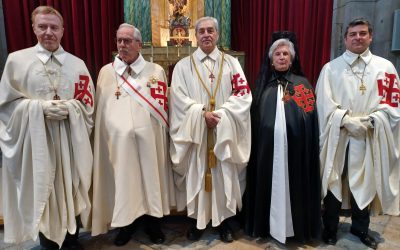 Asistencia a la Misa de Cáritas Castrense de Barcelona