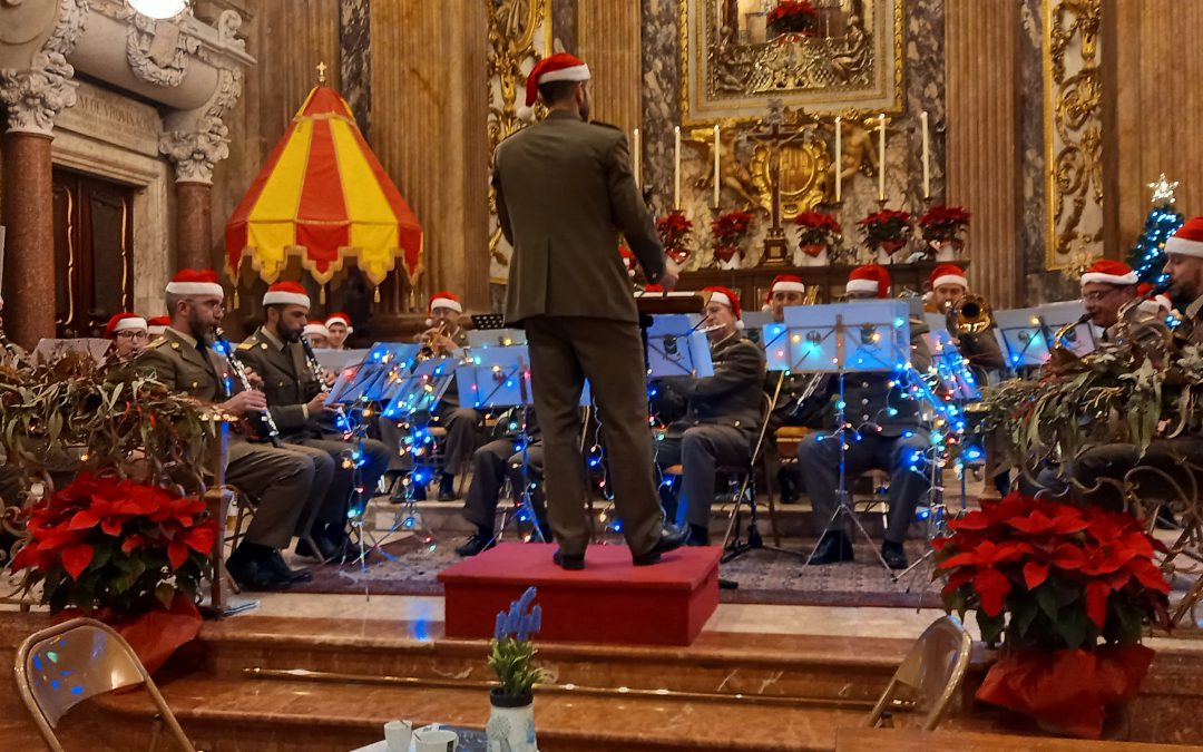 Asistencia al Concierto de Navidad de las Fuerzas Armadas en Barcelona