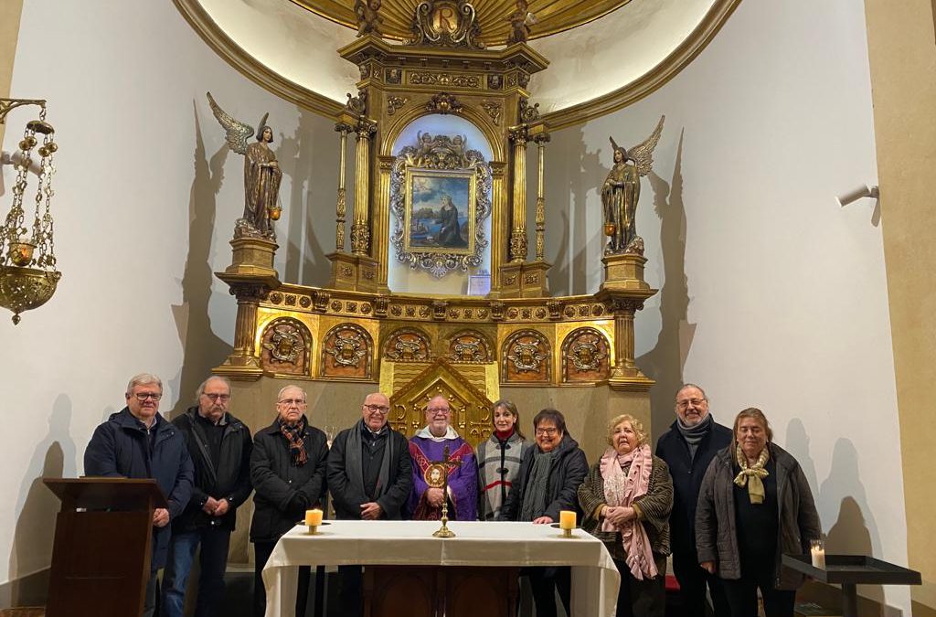 Misa mensual del mes febrero de la delegación de Tarragona