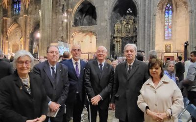 Asistencia a la toma de posesión del Obispo de Girona