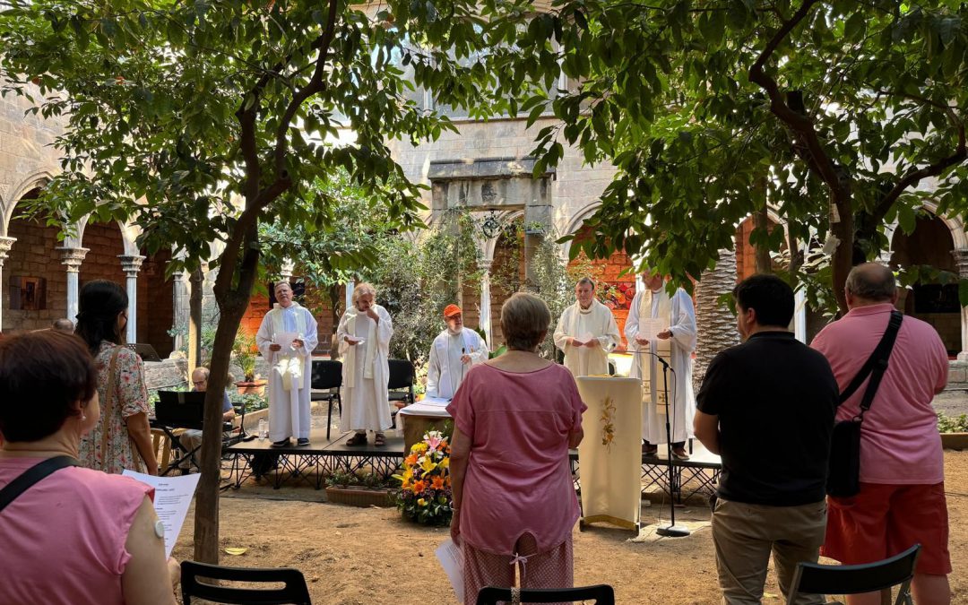 Asistencia a la celebración de Santa Ana