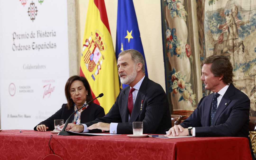 Asistencia al acto de entrega del VI Premio de Historia Órdenes Españolas